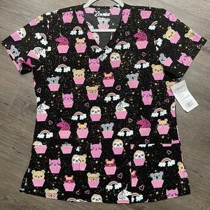 Scrub Top Women Medium